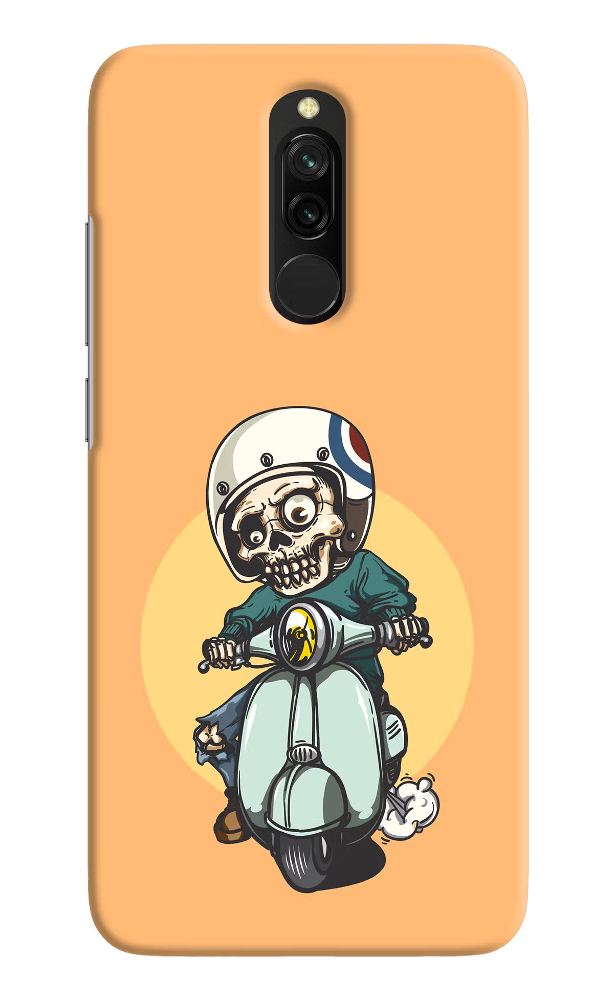 Undead Biker Redmi 8 Hard Case Back Cover by Casekaro
