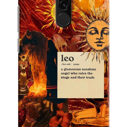 Leo Zodiac Redmi 8 Hard Case Back Cover by Casekaro