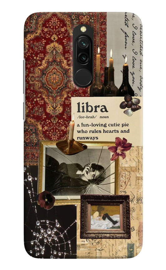 Libra Zodiac Redmi 8 Hard Case Back Cover by Casekaro
