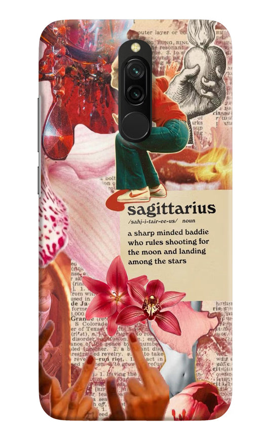 Sagittarius Zodiac Redmi 8 Hard Case Back Cover by Casekaro