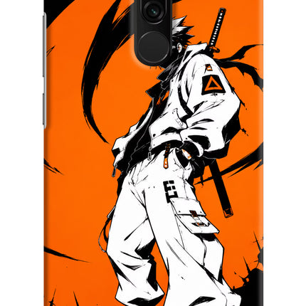 Street Samurai  Redmi 8 Hard Case Back Cover by Casekaro