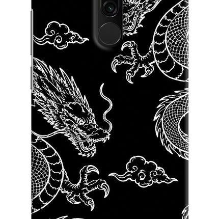 Twin Dragons Redmi 8 Hard Case Back Cover by Casekaro