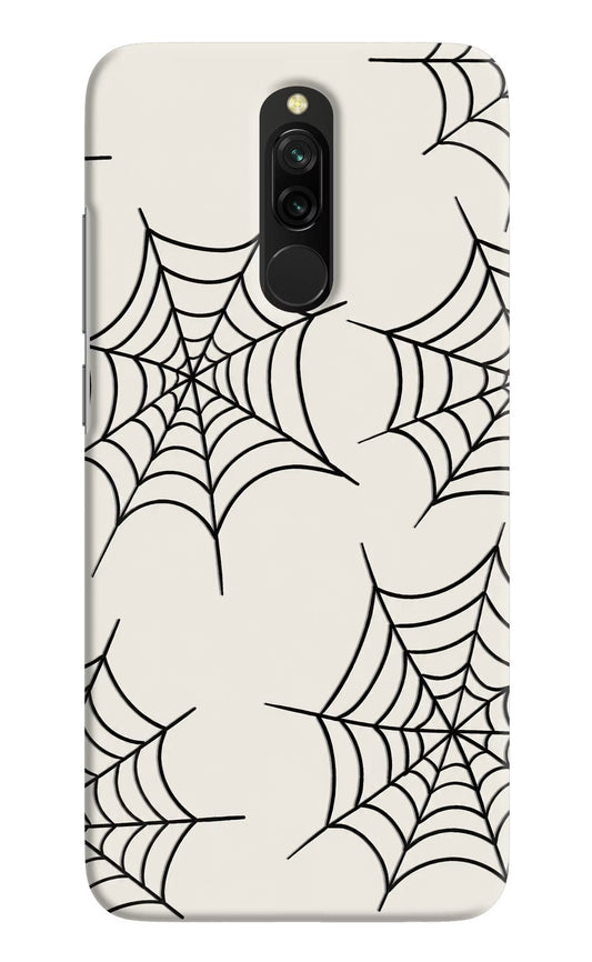 Spider Web Redmi 8 Hard Case Back Cover by Casekaro