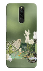 Aesthetic anime Redmi 8 Hard Case Back Cover by Casekaro