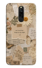 Vintage case Redmi 8 Hard Case Back Cover by Casekaro