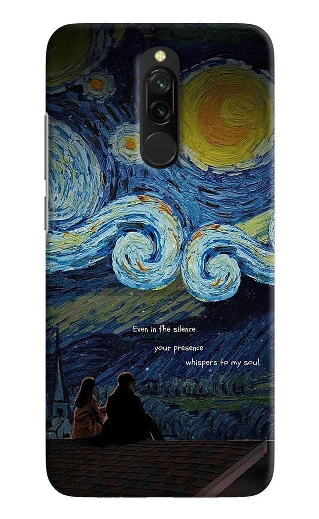 Softcore Redmi 8 Hard Case Back Cover by Casekaro