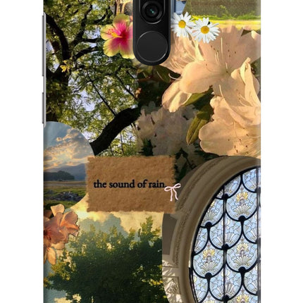 Rain Redmi 8 Hard Case Back Cover by Casekaro