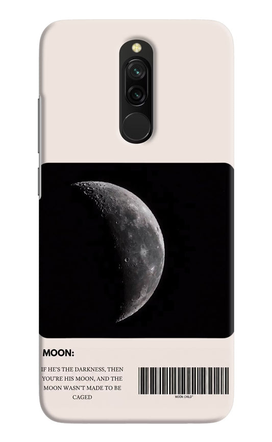 Moon Phase Redmi 8 Hard Case Back Cover by Casekaro