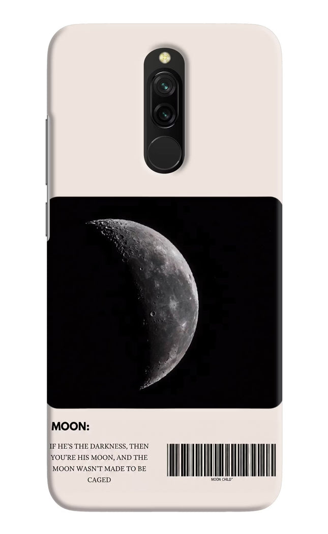 Moon Phase Redmi 8 Hard Case Back Cover by Casekaro