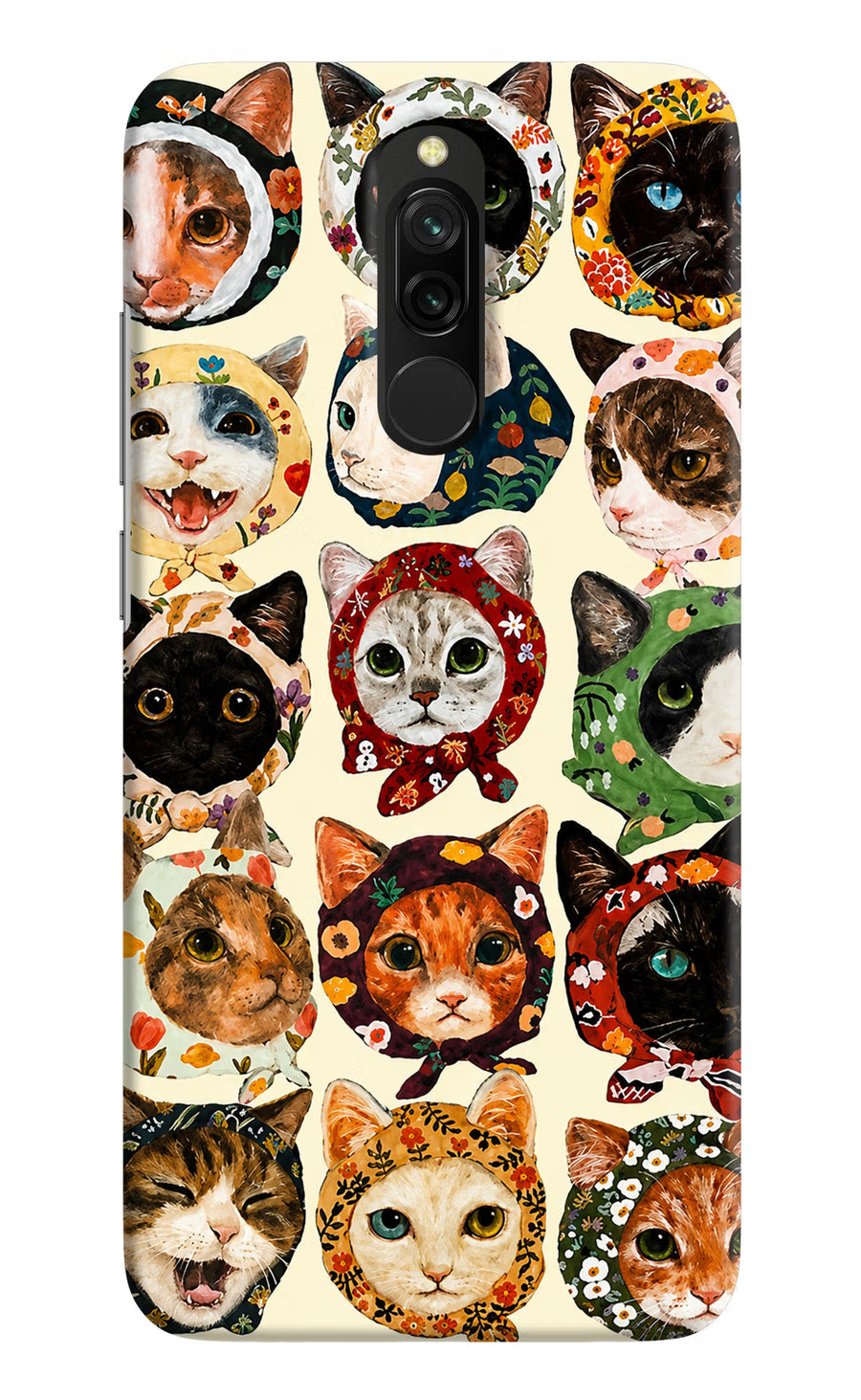 Cool Cat Redmi 8 Back Cover, Hard case