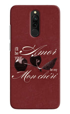 Velvet Cherry Redmi 8 Hard Case Back Cover by Casekaro