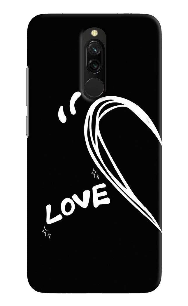Love Line Redmi 8 Hard Case Back Cover by Casekaro