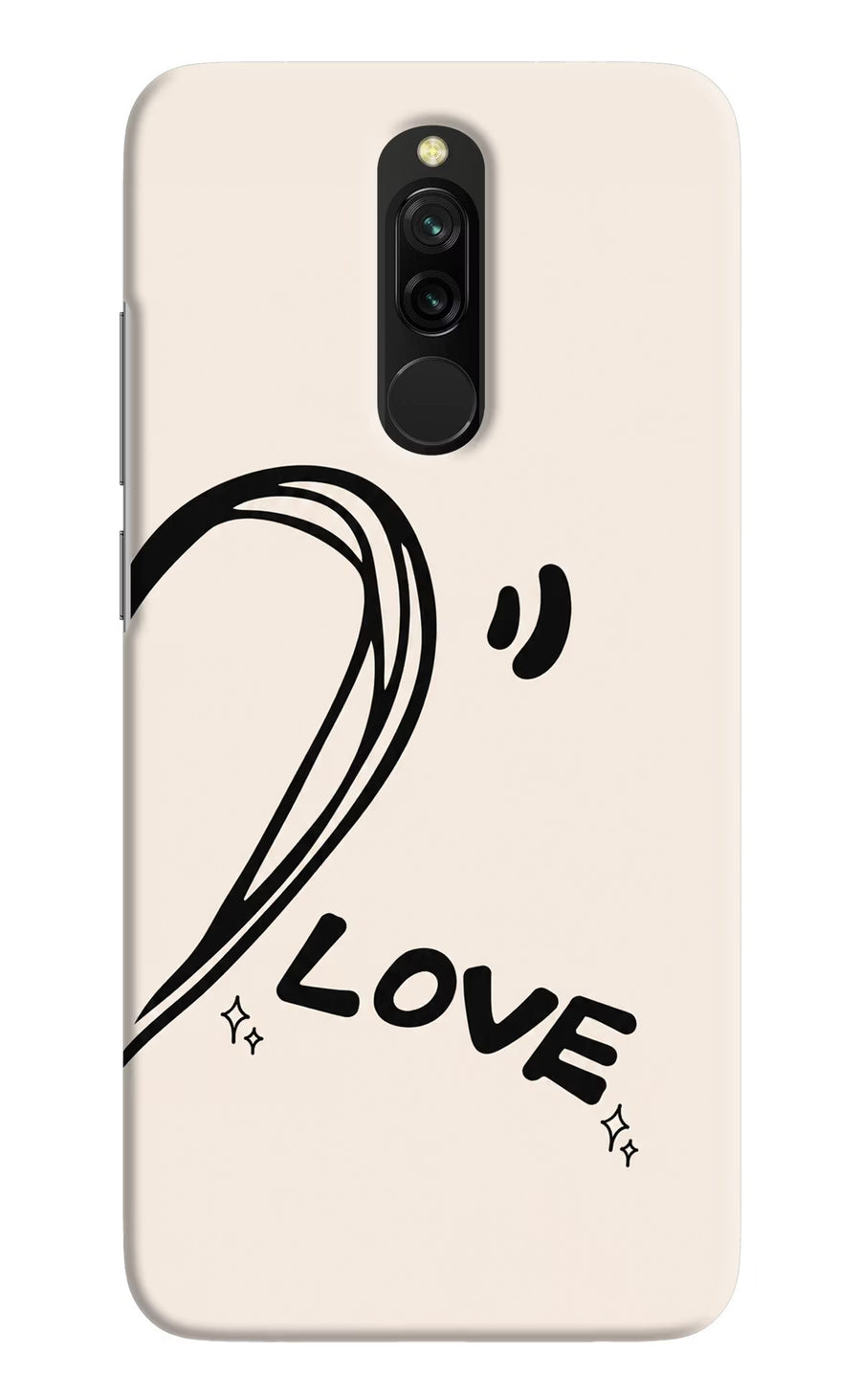 Soul Line Redmi 8 Back Cover, Hard case