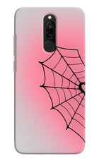 Pink Web Redmi 8 Hard Case Back Cover by Casekaro