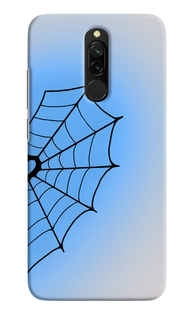Blue Web Redmi 8 Hard Case Back Cover by Casekaro