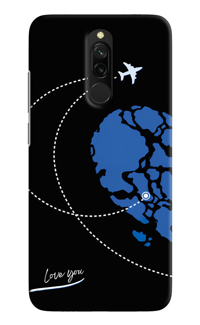 Love Orbit Redmi 8 Hard Case Back Cover by Casekaro