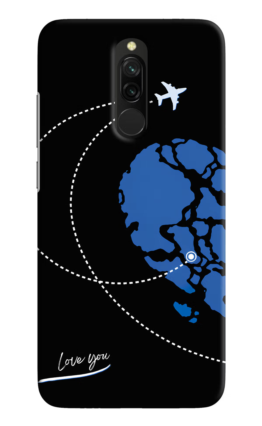 Love Orbit Redmi 8 Back Cover, Hard case