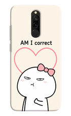 Always Right Redmi 8 Hard Case Back Cover by Casekaro