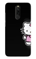 Kitty Charm Redmi 8 Hard Case Back Cover by Casekaro