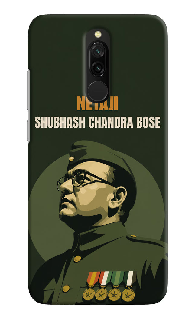 Netaji Legacy Redmi 8 Hard Case Back Cover by Casekaro