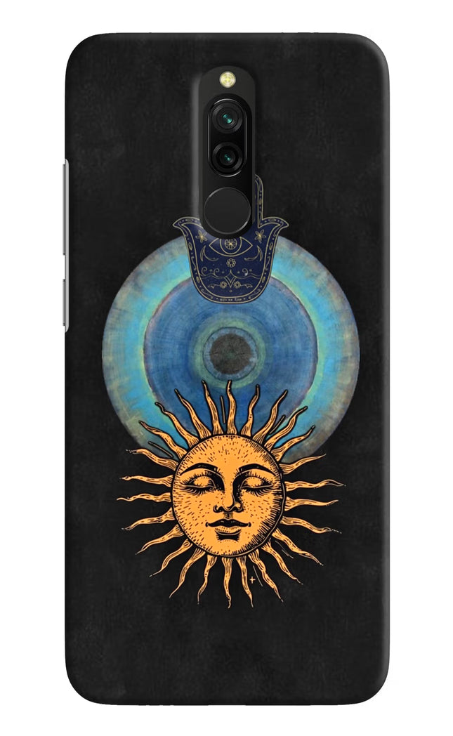 Divine Sun Redmi 8 Hard Case Back Cover by Casekaro