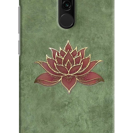 Lotus Grace Redmi 8 Hard Case Back Cover by Casekaro