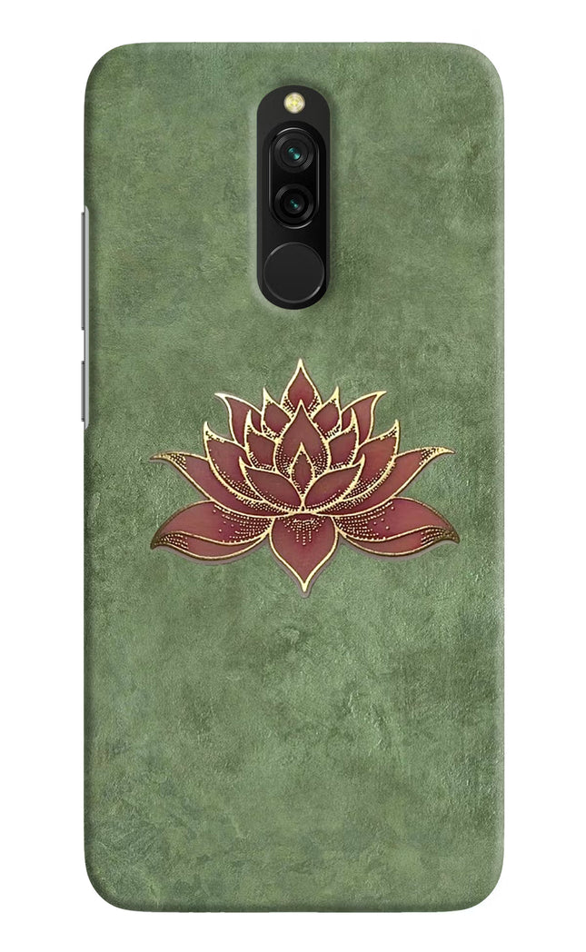 Lotus Grace Redmi 8 Hard Case Back Cover by Casekaro