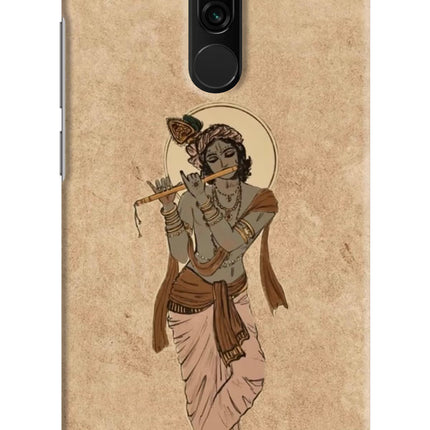 Krishna Redmi 8 Hard Case Back Cover by Casekaro
