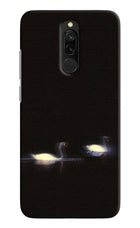 Silent Swans Redmi 8 Hard Case Back Cover by Casekaro