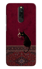 Midnight Cat Redmi 8 Hard Case Back Cover by Casekaro