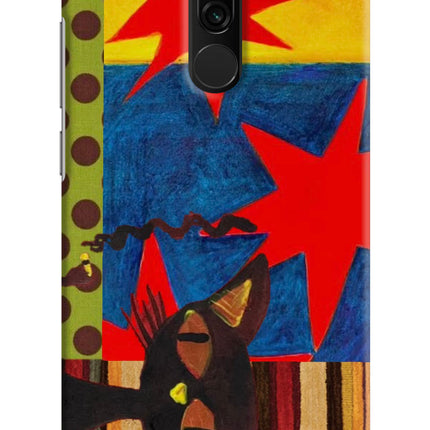 Pop Cat Redmi 8 Hard Case Back Cover by Casekaro