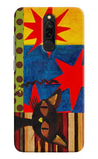 Pop Cat Redmi 8 Hard Case Back Cover by Casekaro