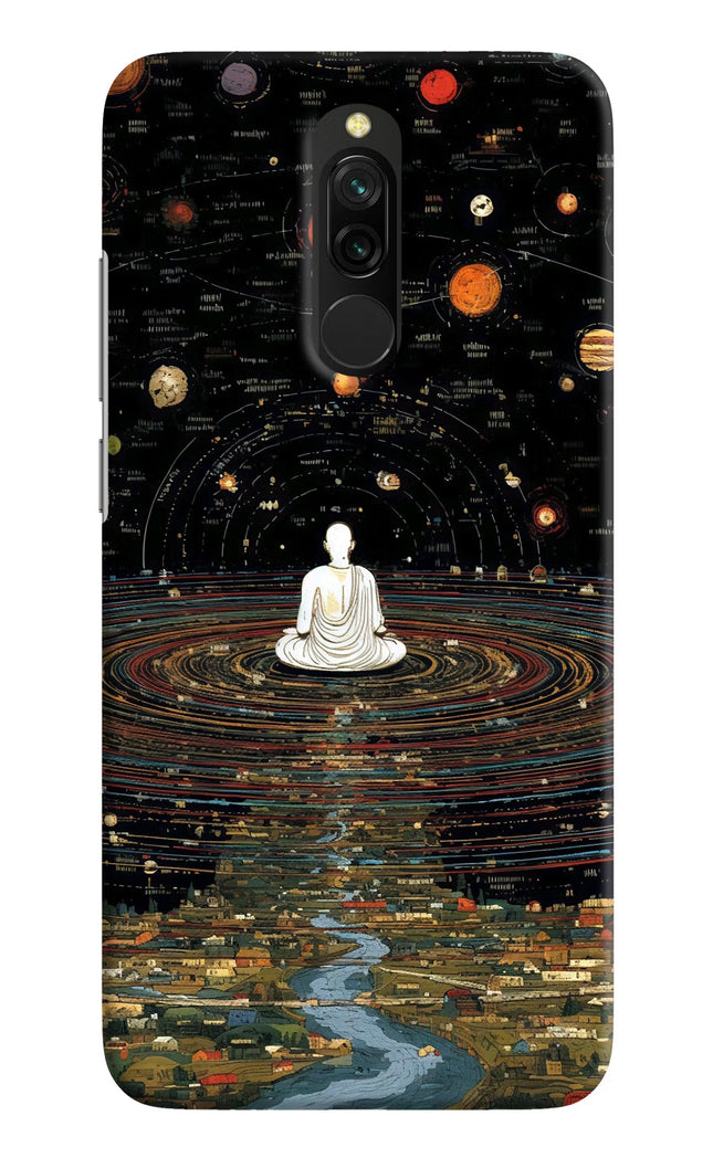 Space Monk Redmi 8 Hard Case Back Cover by Casekaro