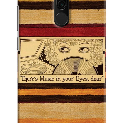 Vinyl Stripes Redmi 8 Hard Case Back Cover by Casekaro