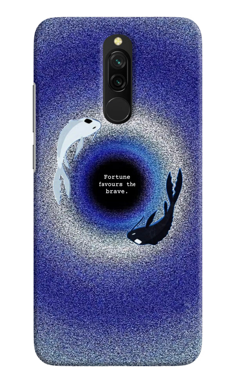 Dark Koi Redmi 8 Back Cover, Hard case