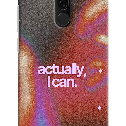 Pink Aura Redmi 8 Hard Case Back Cover by Casekaro