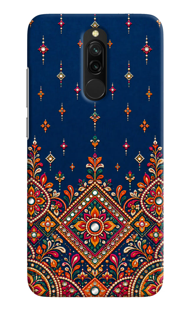 Neel Noor Redmi 8 Hard Case Back Cover by Casekaro