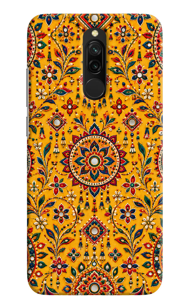 Sunlit Aura Redmi 8 Hard Case Back Cover by Casekaro