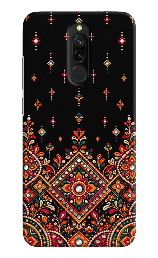 Noir Mehfil Redmi 8 Hard Case Back Cover by Casekaro