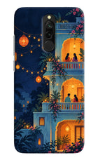 Balcony Glow Redmi 8 Hard Case Back Cover by Casekaro