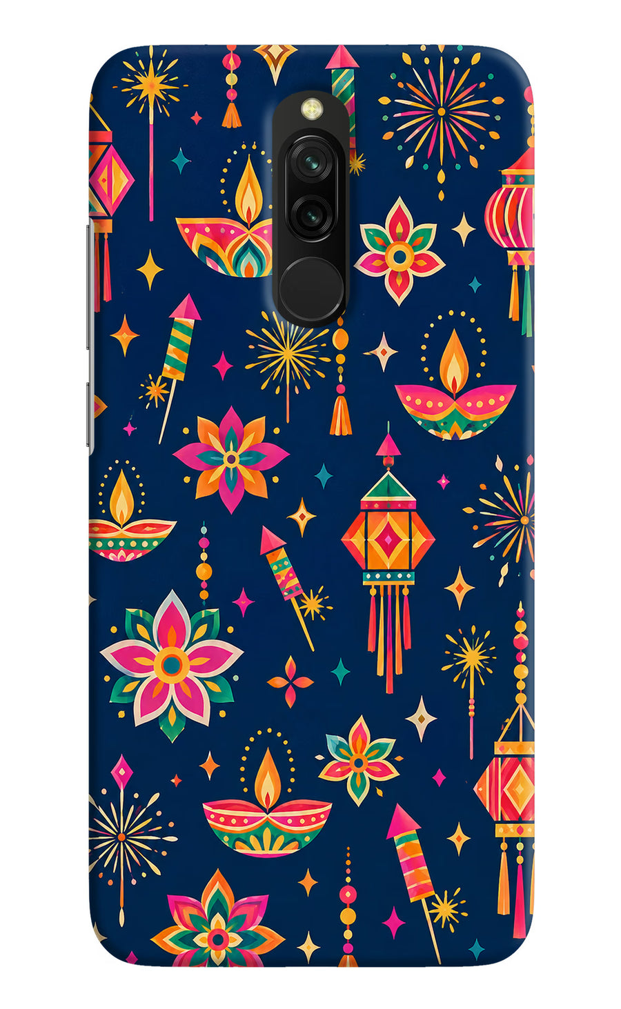 Festive Pop Redmi 8 Back Cover, Hard case