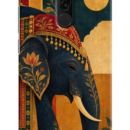 Royal Elephant Redmi 8 Hard Case Back Cover by Casekaro