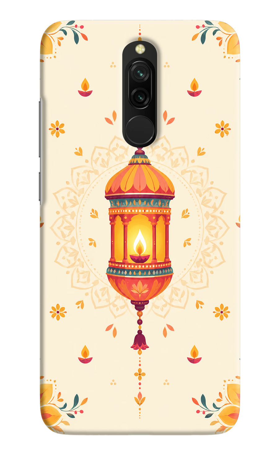 Golden Lantern Redmi 8 Back Cover, Hard case