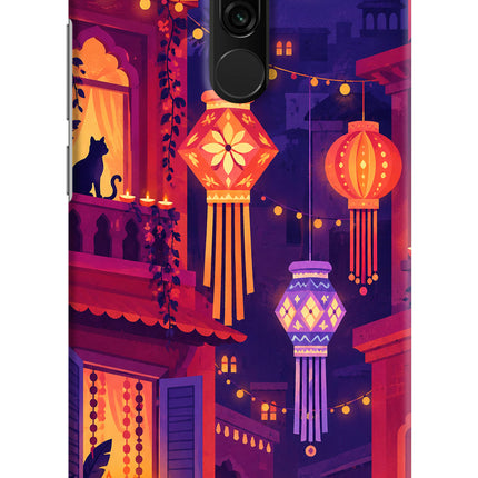 Lantern Lane Redmi 8 Hard Case Back Cover by Casekaro