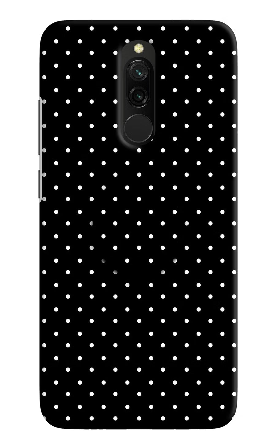 White Dots Redmi 8 Pop Case, Hard case