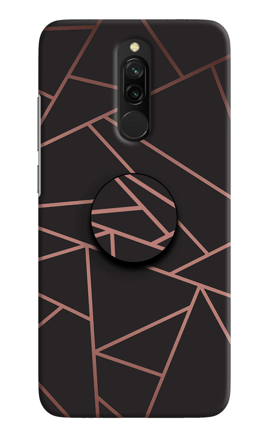 Geometric Pattern Redmi 8 Pop Case, Hard case