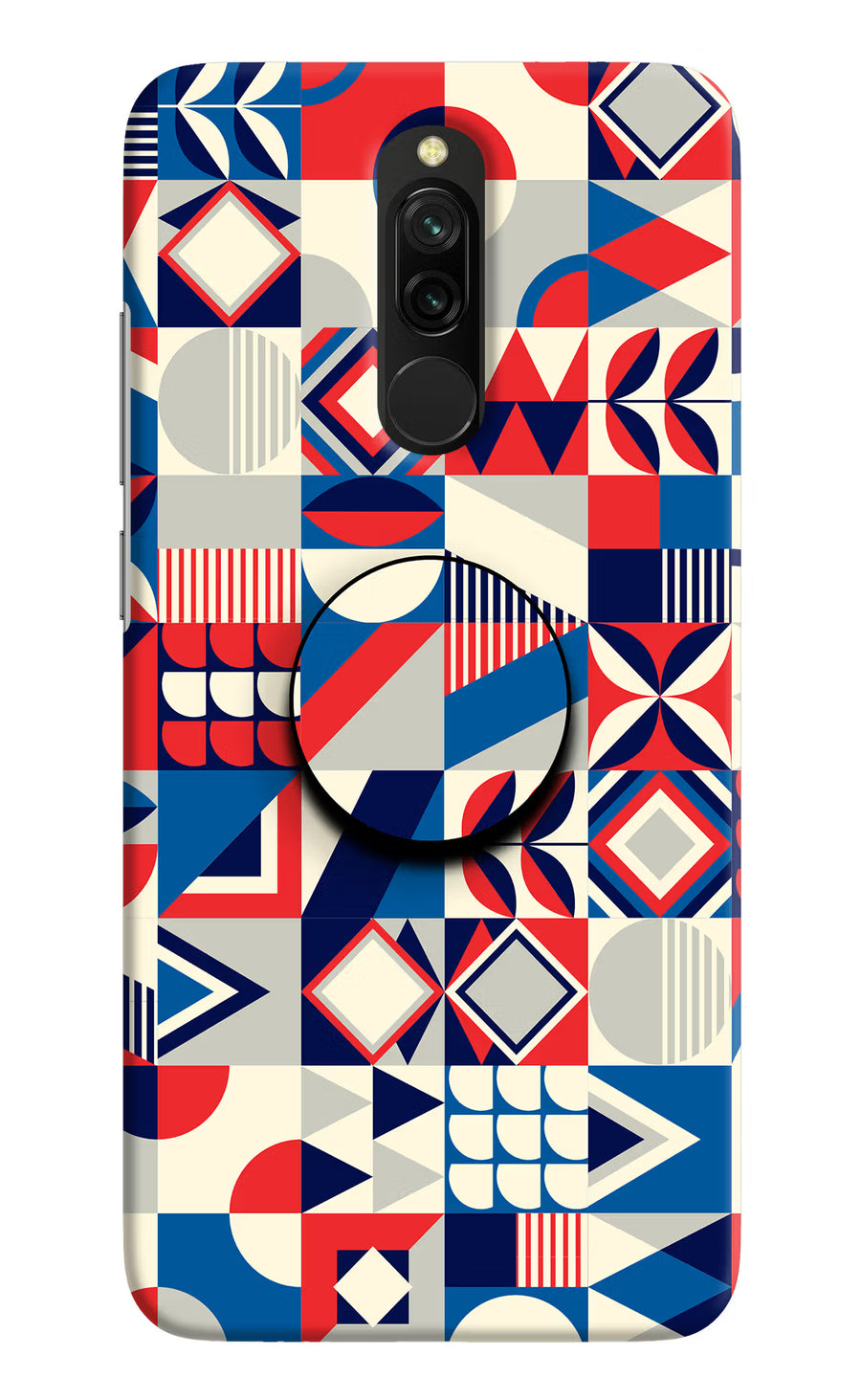 Colorful Pattern Redmi 8 Pop Case, Hard case