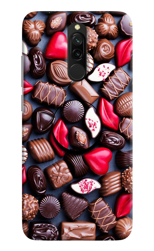 Chocolates Redmi 8 Pop Case by Casekaro