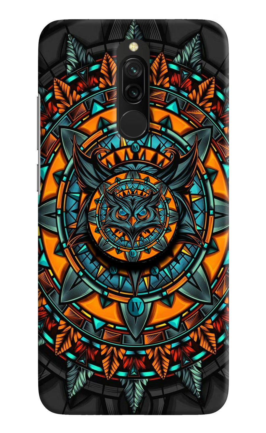 Angry Owl Redmi 8 Pop Case, Hard case