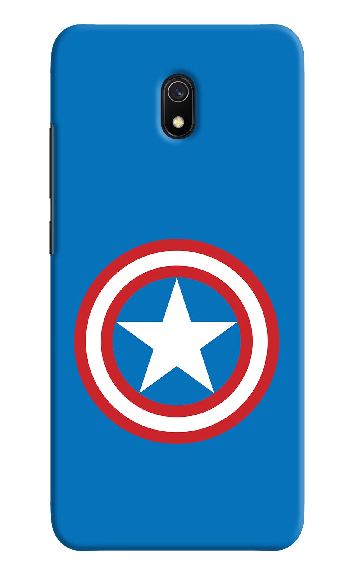 Captain America Logo Redmi 8A Hard Case Back Cover by Casekaro